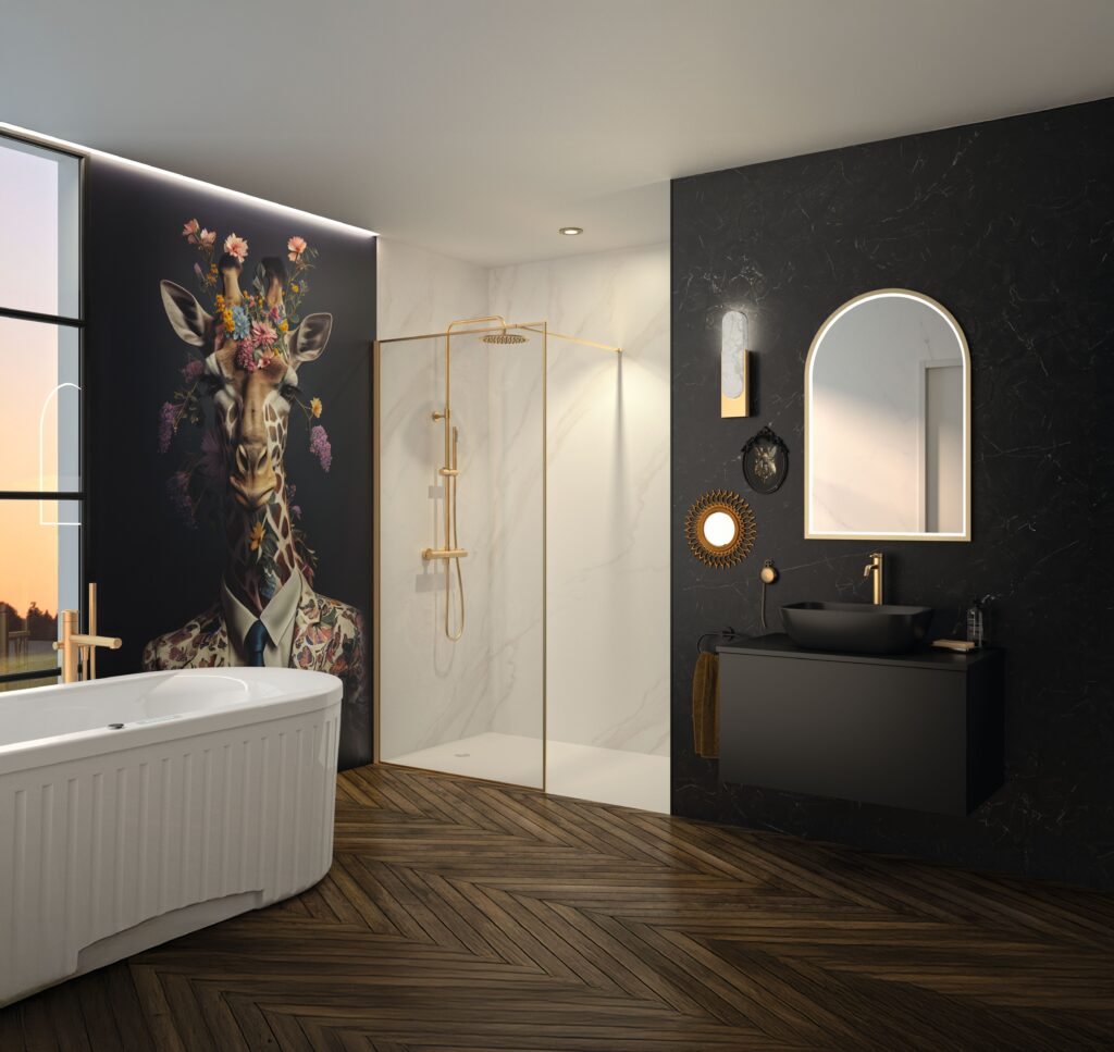 Solo-Design-gold-Giraffe-Kinewall-