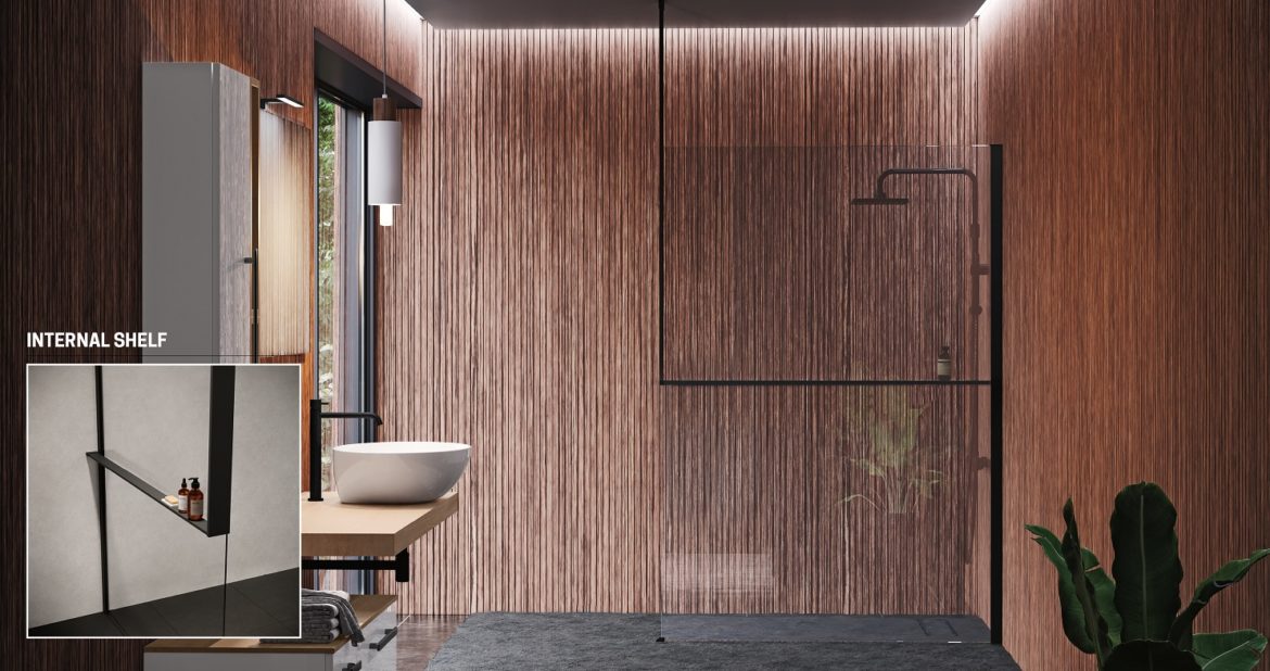 Novellini present new launches including “Kuadra Kit Frame” Novellini