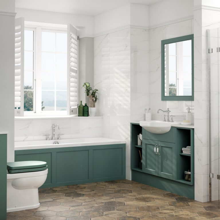 Utopia Bathrooms expands Roseberry palette Roseberry painted timber funiture