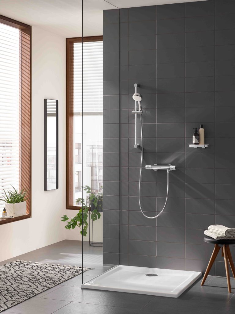 GROHE launches shower thermostat range for low-pressure homes GROHE Grohtherm 1000 Performance thermostatic shower