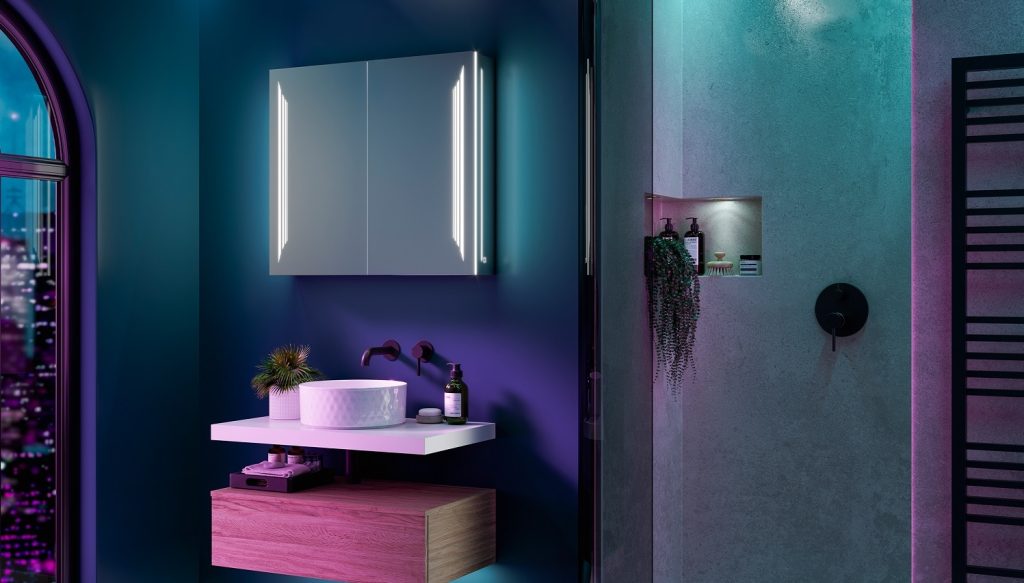 HiB’s Dimension cabinet brings the latest technology to the bathroom HiB's Dimension Cabinet LED