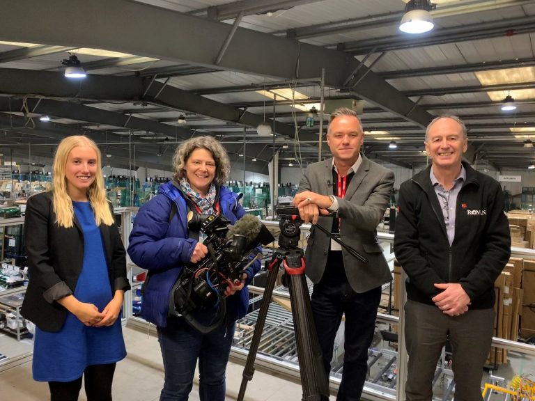 Five News visits Roman Fve News Visits Roman