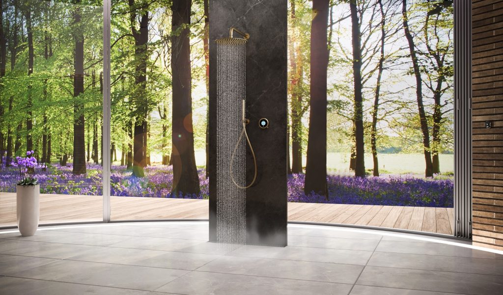 Elisa Intuition digital smart shower Elisa Brushed Lifestyle