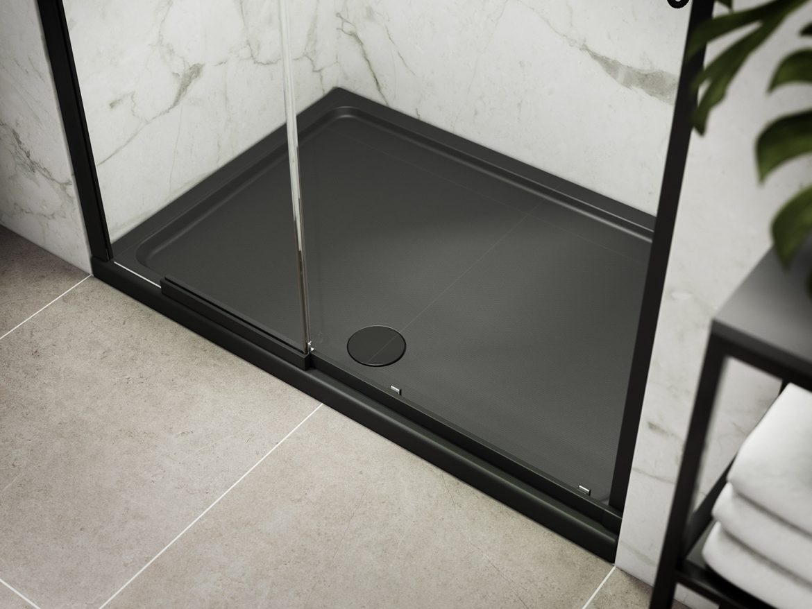Kstone slip resistant tray now available in slate grey Kudos kstone slate grey