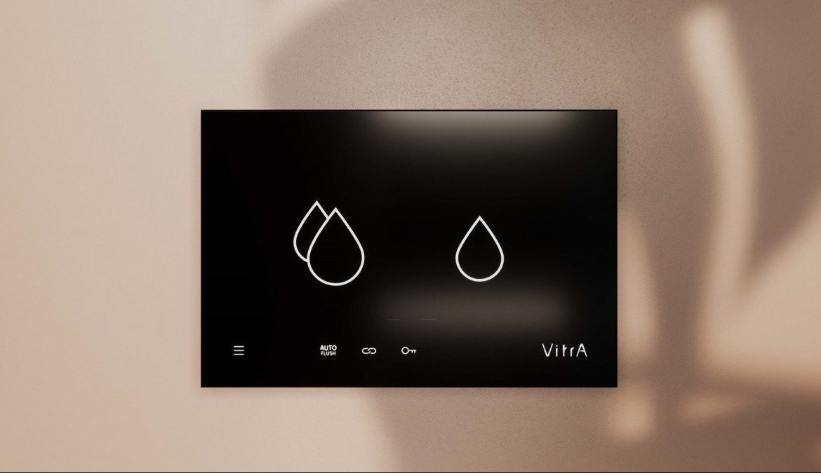 VitrA’s Smart Panel Flush Plate VitrA Smart panel flush plate