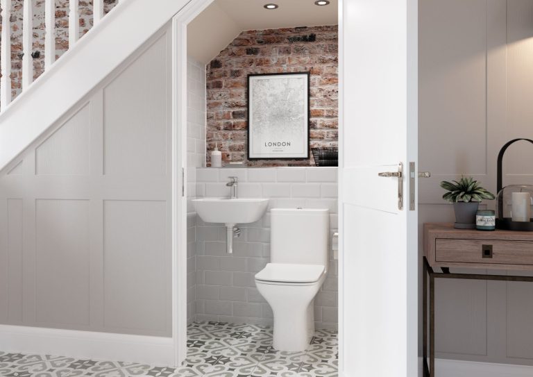 Space-saving design for compact bathrooms Cedar wood range Bathrooms to Love
