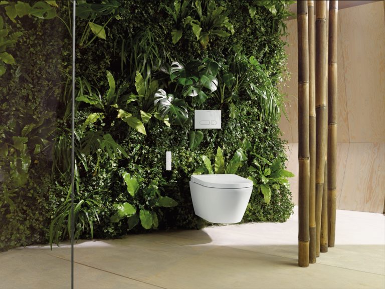 Shower-toilets take the floor as standard in contemporary hotel bathrooms SensoWash D Neo Sustainability smart tech