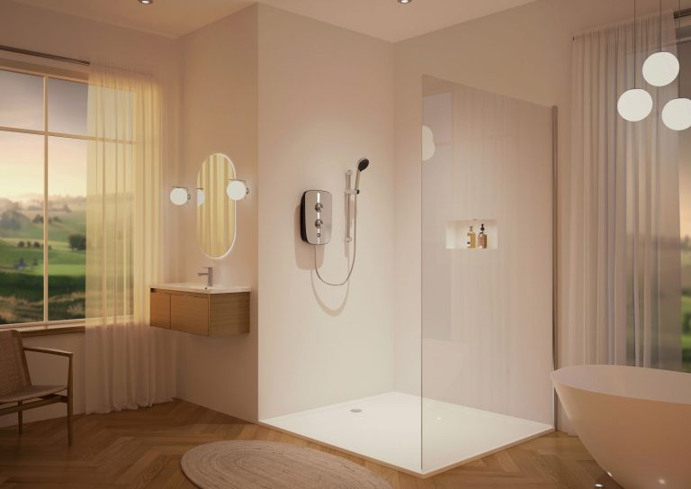 Aqualisa introduces Lumi+™ electric shower Bathrooom Review Aqualisa Lumi+™ electric shower