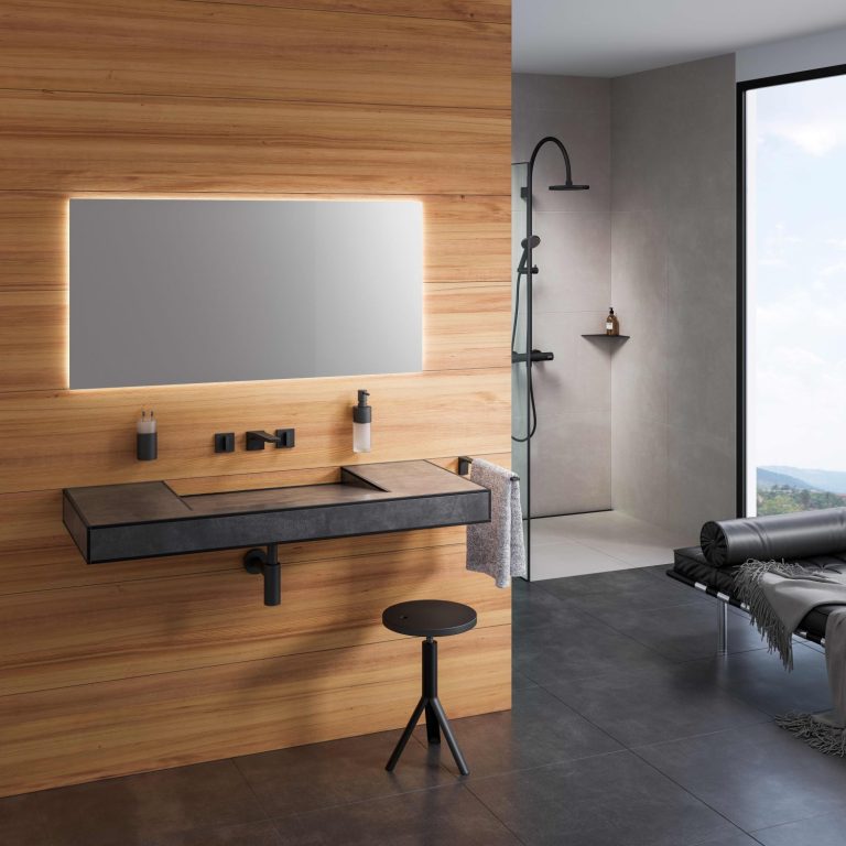 Schlüter®-Systems launches customisable washbasin/vanity unit Kerdi Board W