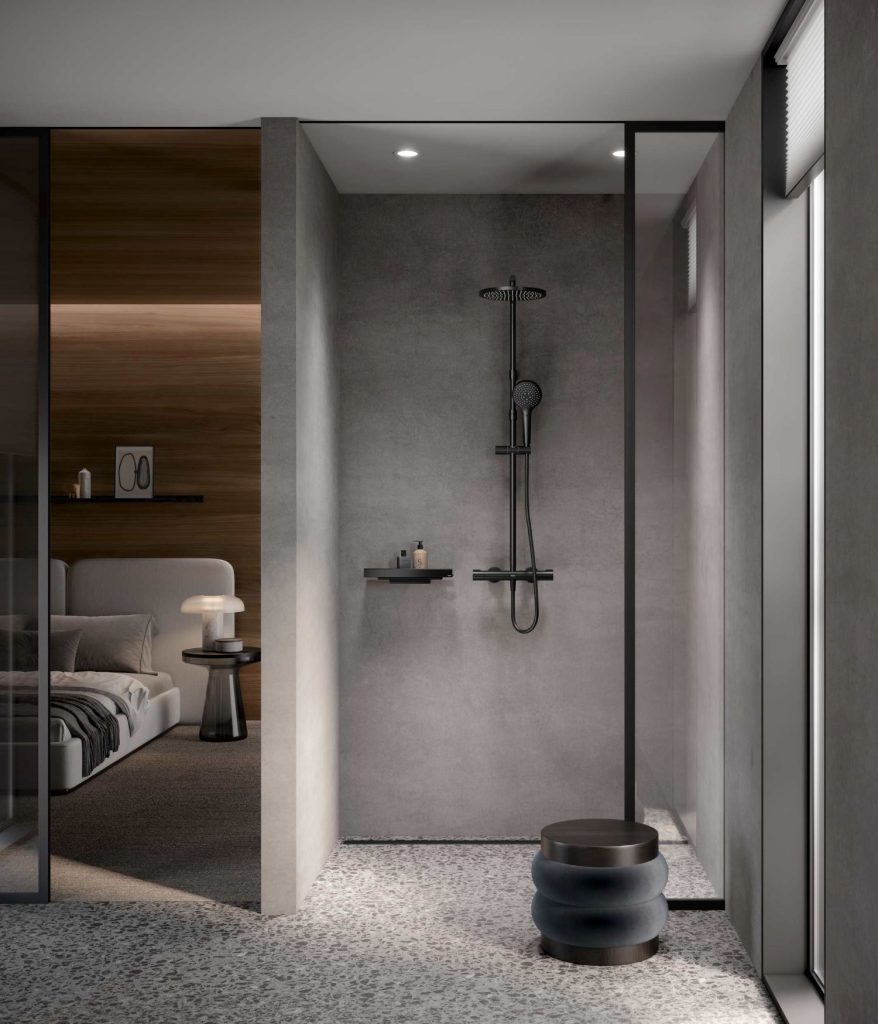 KEUCO Plan Blue thermostatic shower in matt black Bathroom Review KEUCO Plan Blue Thermostatic Shower