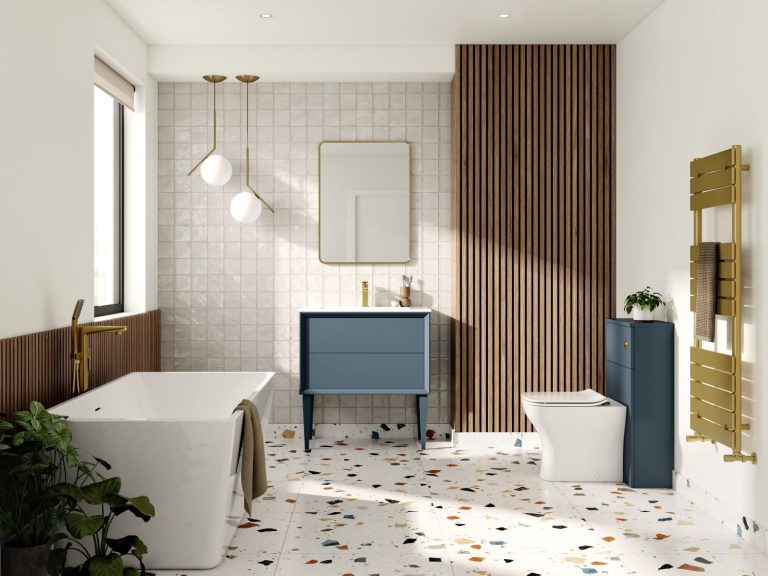 Bathrooms to Love PUSH is beautiful in blue! Bathroom-Review-Bathrooms-to-Love-by-PJH-PUSH