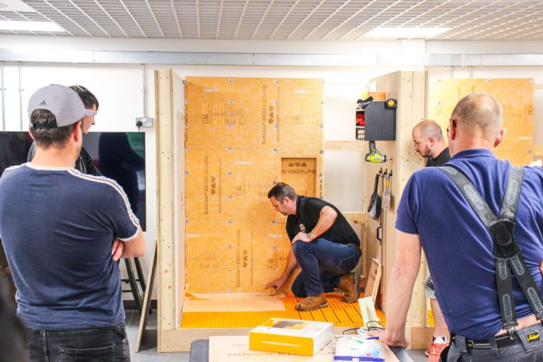 Schlüter-Systems launches the Schlüter® Registered Installer scheme Bathroom-Review-Schluter-Systems-Training-Day