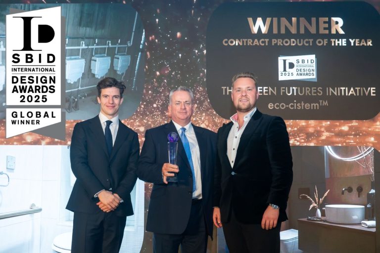 eco-cistem™ – Global Winner – Contract Product of the Year Bathroom-Review-eco-cistem_SBIDAwards_winner2025