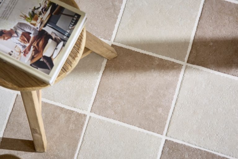 Ca’ Pietra expands National Trust collection with Abbey and Lacock Abbey-Dove-Ivory-Chequerboard-tiles-from-Ca-Pietra