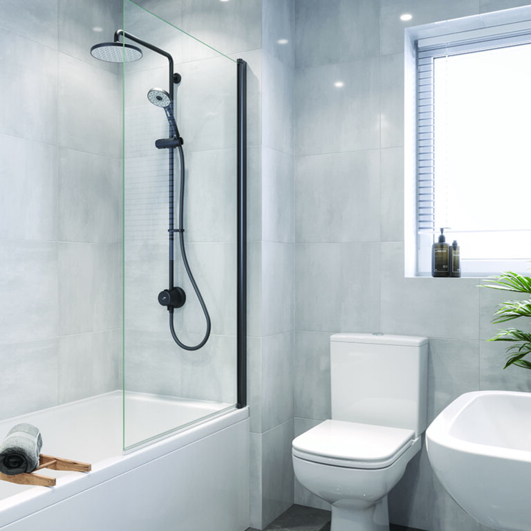 Mira launches Minimal specification mixer for water-efficient homes Mira-Minimal_Roomset_Black