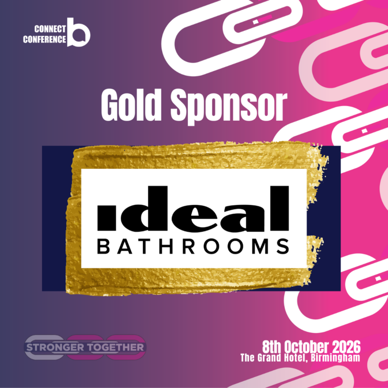 Ideal Bathrooms supporting Connect Conference 2026 as Gold Sponsor Gold-sponsor-Ideal-Bathrooms