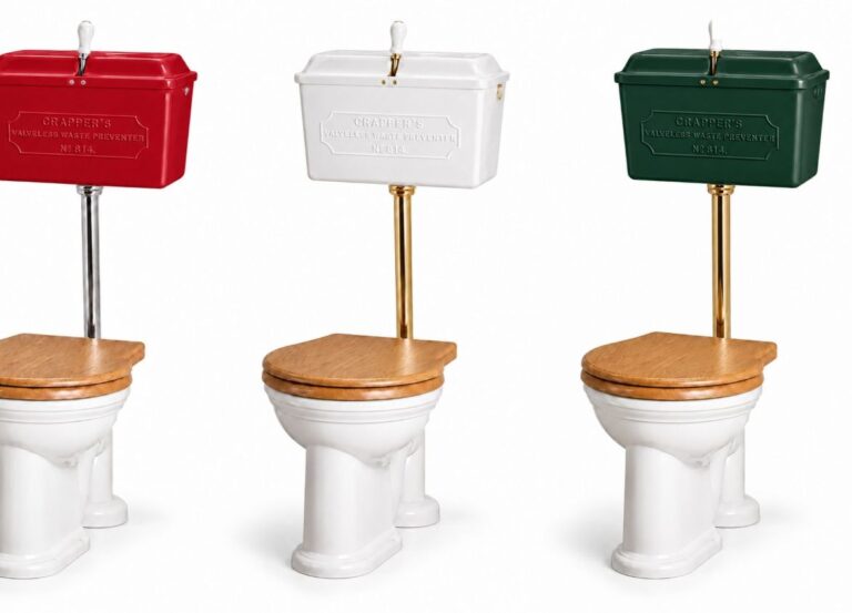 Thomas Crapper & Co presents customisable toilet cistern 814-Low-Leve-Cast-Cistern-Thomas-Crapper